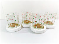 Load image into Gallery viewer, Georges Briard Signed 8-Piece Snowman Double Old Fashion Glasses

