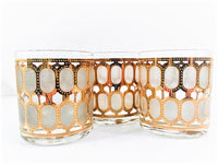 Load image into Gallery viewer, Cera Signed Mid-Century Golden Windows Glasses (Set of 6)
