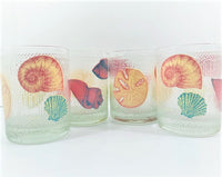 Load image into Gallery viewer, Culver Signed Mid-Century Seaside Double Old Fashion Glasses (Set of 4)
