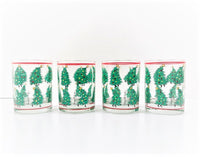 Load image into Gallery viewer, Georges Briard Signed Dr Seuss Christmas Tree Double Old Fashion Glasses (Set of 4)
