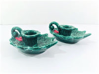 Load image into Gallery viewer, Lefton Signed Holly Berry Candle Holders (Set of 2)
