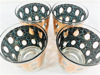 Load image into Gallery viewer, Culver Mid-Century Pisa 22-Karat Gold Glasses (Set of 4)
