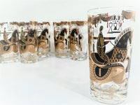 Load image into Gallery viewer, Georges Briard Signed Mid-Century Kentucky Derby Complete 8-Piece Set
