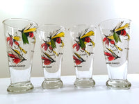 Load image into Gallery viewer, Vintage Fly Fishing Lures Pilsner Glasses (Set of 4)
