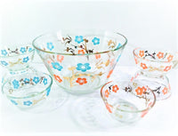 Load image into Gallery viewer, Retro Flower Power 7-Piece Salad Set
