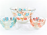 Load image into Gallery viewer, Retro Flower Power 7-Piece Salad Set
