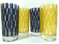 Load image into Gallery viewer, Fred Press Signed Mid-Century Ice Glasses (Set of 4)
