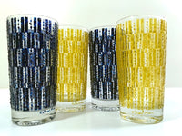 Load image into Gallery viewer, Fred Press Signed Mid-Century Ice Glasses (Set of 4)
