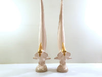 Load image into Gallery viewer, Mid-Century Pink and Gold Console Birds
