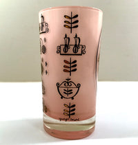 Load image into Gallery viewer, Georges Briard Signed Mid-Century Pink Poodle Vanity/Bathroom Glass
