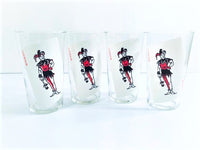 Load image into Gallery viewer, Dominion Glass Mid-Century Jokers Are Wild Glasses (Set of 4)
