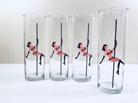 Load image into Gallery viewer, Libbey Glass Mid-Century Tiny Dancer Tall Collins Glasses (Set of 4)
