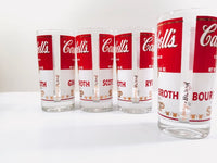 Load image into Gallery viewer, Georges Briard Signed Mid-Century Campbell&#39;s Soup Cocktail Glasses (Set of 4)
