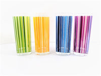 Load image into Gallery viewer, Mid-Century Retro Ocean Stripe Tall Collins Glasses (Set of 4)
