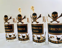 Load image into Gallery viewer, Georges Briard Signed Mid-Century Name Your Poison 15 Piece Bar Set
