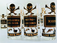 Load image into Gallery viewer, Georges Briard Signed Mid-Century Name Your Poison 15 Piece Bar Set
