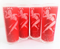 Load image into Gallery viewer, Dominion Glass Mid-Century Flapper Tall Collins Glasses (Set of 4)
