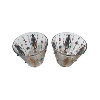 Load image into Gallery viewer, Culver Mid-Century Mardi Gras Jester With Jewels Old Fashion Glasses (Set of 2)
